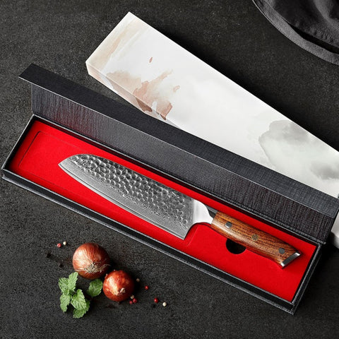 Faca Santoku TERRACOTA