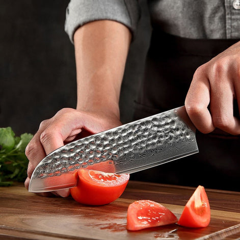 Faca Santoku TERRACOTA