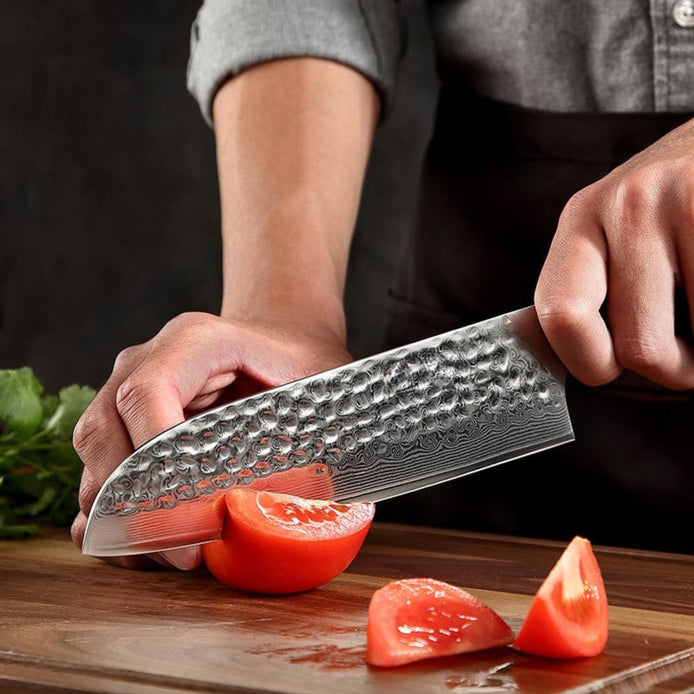 Faca Santoku TERRACOTA