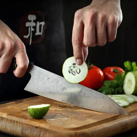 Chef Knife — Multi-Layer Damascus | Uniform Edge Behaviour