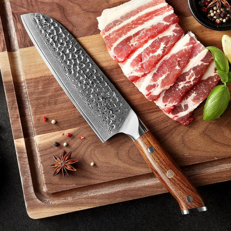 Faca Santoku TERRACOTA