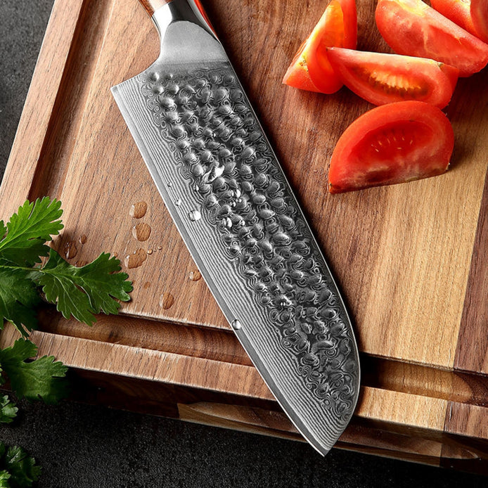 Faca Santoku TERRACOTA